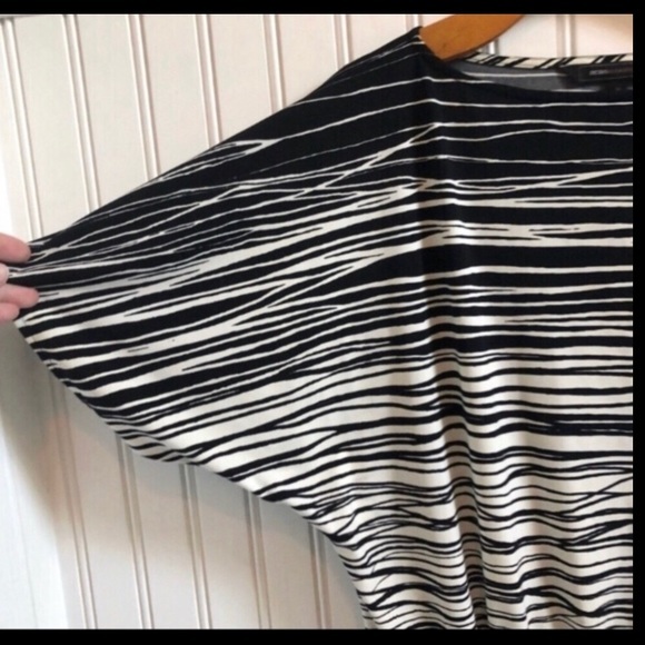 BCBGMaxazria Stripe & Floral Mini Dress - Picture 5 of 6